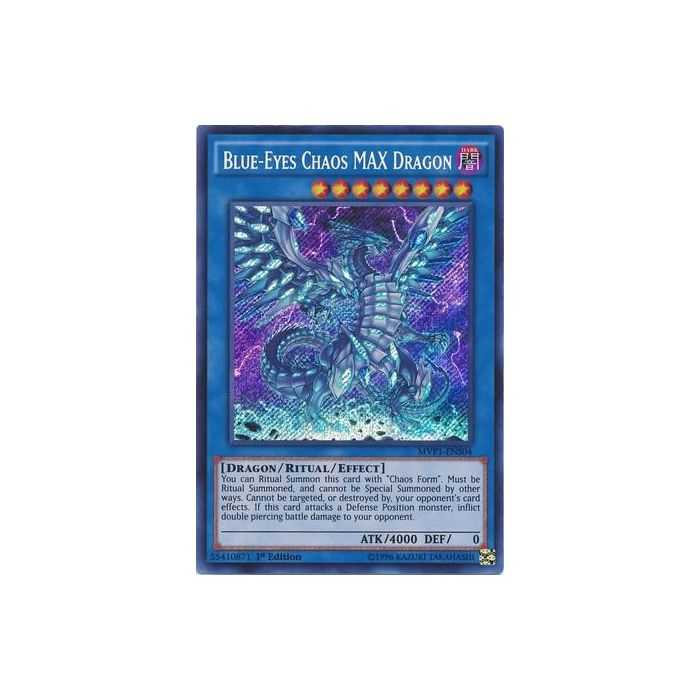 Blue-Eyes Chaos MAX Dragon (Secret Rare) – Movie Pack Secret Edition | Carta YUGIOH en México