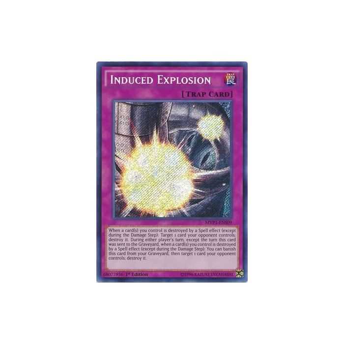 Induced Explosion (Secret Rare) – Movie Pack Secret Edition | Carta YUGIOH en México