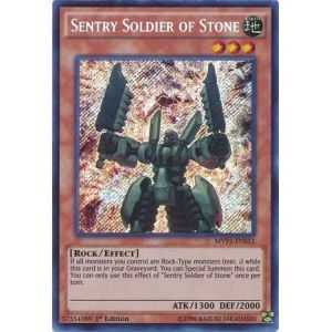 Sentry Soldier of Stone (Secret Rare) – Movie Pack Secret Edition | Carta YUGIOH en México