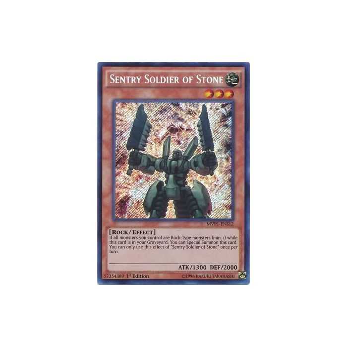 Sentry Soldier of Stone (Secret Rare) – Movie Pack Secret Edition | Carta YUGIOH en México