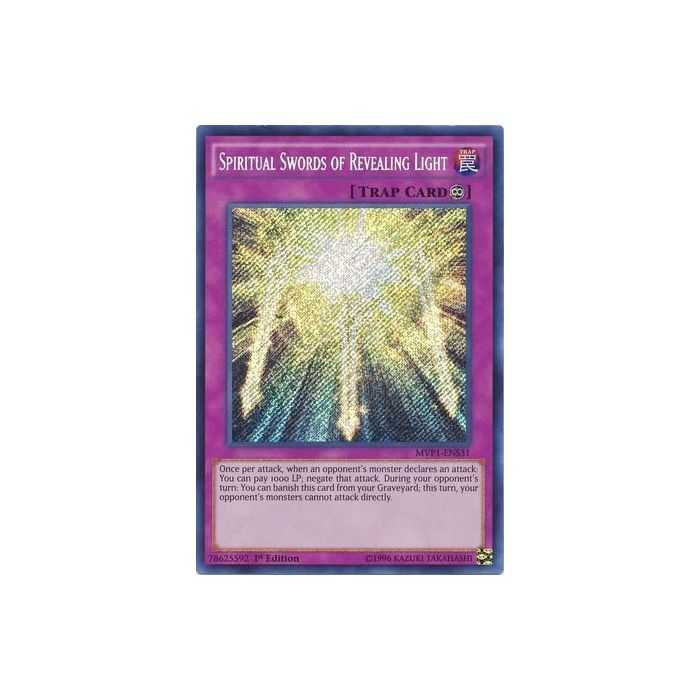 Spiritual Swords of Revealing Light (Secret Rare) – Movie Pack Secret Edition | Carta YUGIOH en México