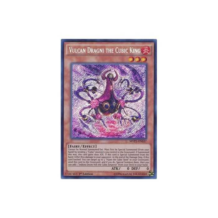 Vulcan Dragnin the Cubic King (Secret Rare) – Movie Pack Secret Edition | Carta YUGIOH en México