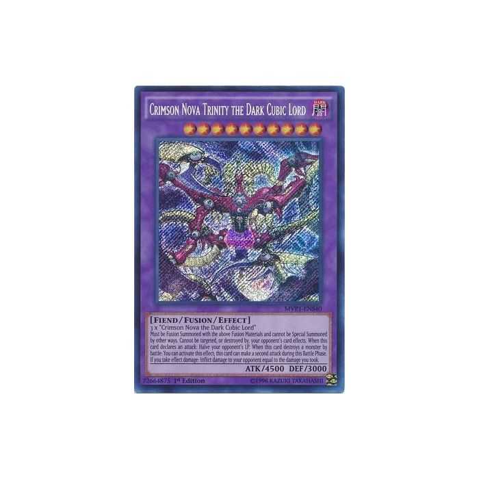 Crimson Nova Trinity the Dark Cubic Lord (Secret Rare) – Movie Pack Secret Edition | Carta YUGIOH en México