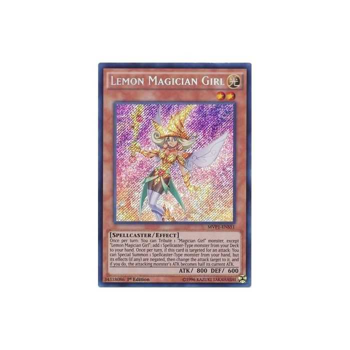 Lemon Magician Girl (Secret Rare) – Movie Pack Secret Edition | Carta YUGIOH en México