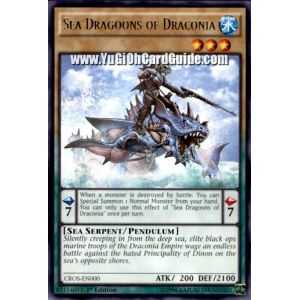 Sea Dragoons of Draconia (Rare) – Crossed Souls | Carta YUGIOH en México