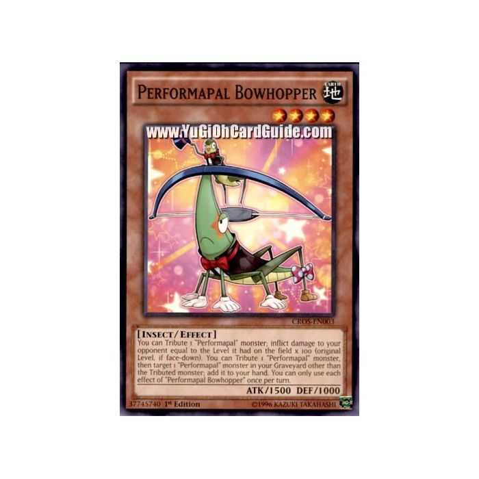 Performapal Bowhopper (Common) – Crossed Souls | Carta YUGIOH en México