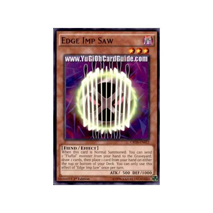 Edge Imp Saw (Common) – Crossed Souls | Carta YUGIOH en México