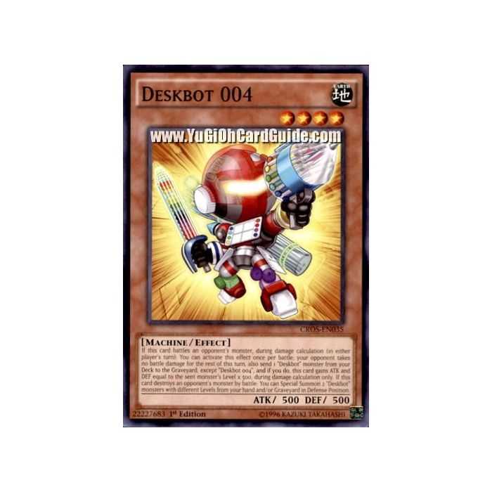 Deskbot 004 (Common) – Crossed Souls | Carta YUGIOH en México