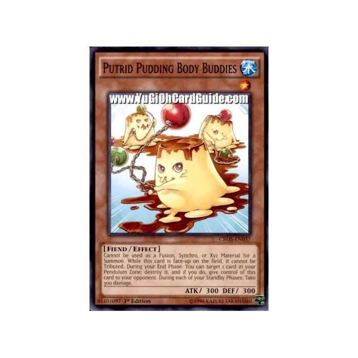 Putrit Pudding Body Buddies (Common) – Crossed Souls | Carta YUGIOH en México