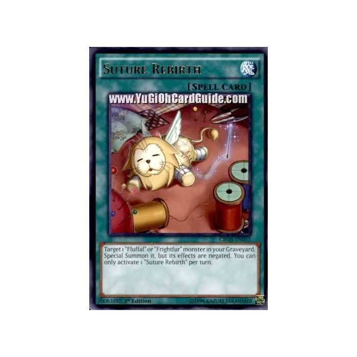 Suture Rebirth (Rare) – Crossed Souls | Carta YUGIOH en México