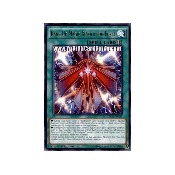 Rank-Up-Magic Revolution Force (Rare) – Crossed Souls | Carta YUGIOH en México