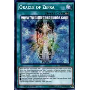 Oracle of Zefra (Secret Rare) – Crossed Souls | Carta YUGIOH en México