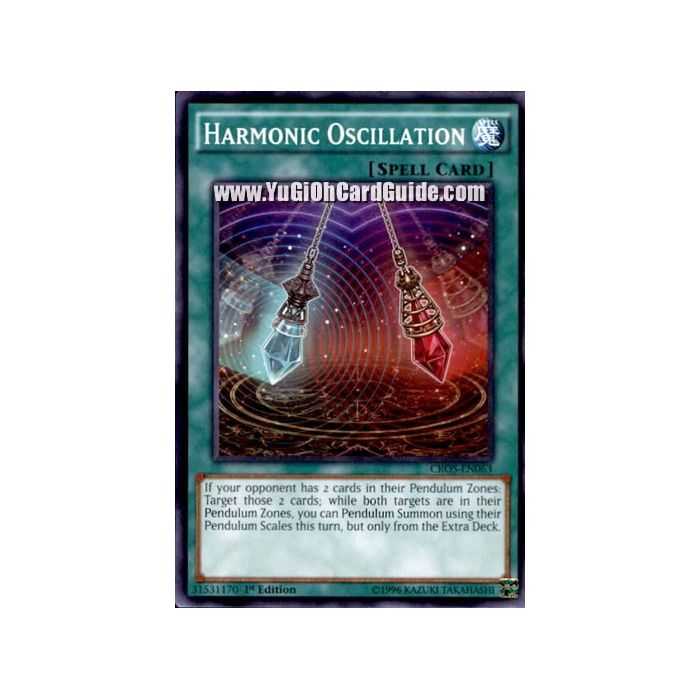 Harmonic Oscillation (Common) – Crossed Souls | Carta YUGIOH en México