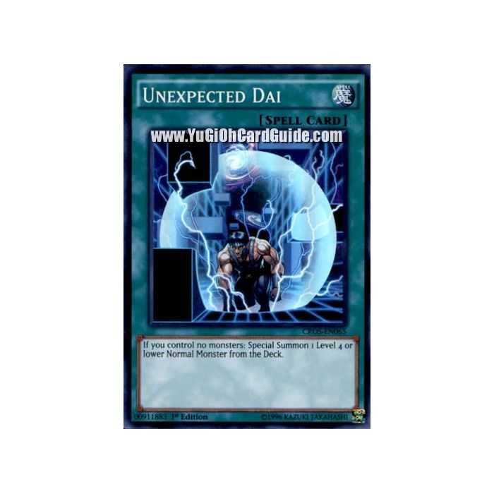 Unexpected Dai (Super Rare) – Crossed Souls | Carta YUGIOH en México