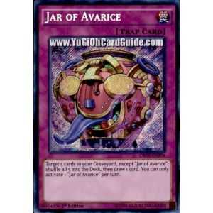 Jar of Avarice (Secret Rare) – Crossed Souls | Carta YUGIOH en México