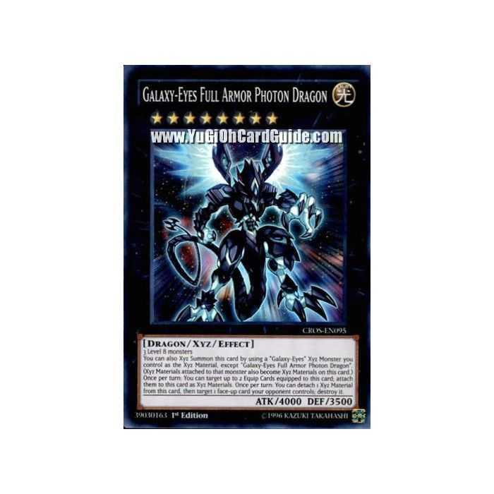 Galaxy-Eyes Full Armor Photon Dragon (Super Rare) – Crossed Souls | Carta YUGIOH en México