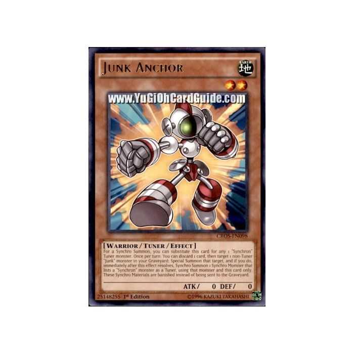 Junk Anchor (Rare) – Crossed Souls | Carta YUGIOH en México