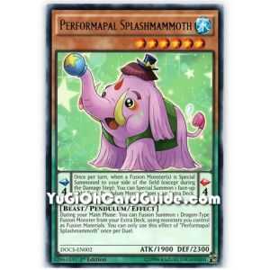Performapal Splashmammoth (Rare) – Dimension of Chaos | Carta YUGIOH en México