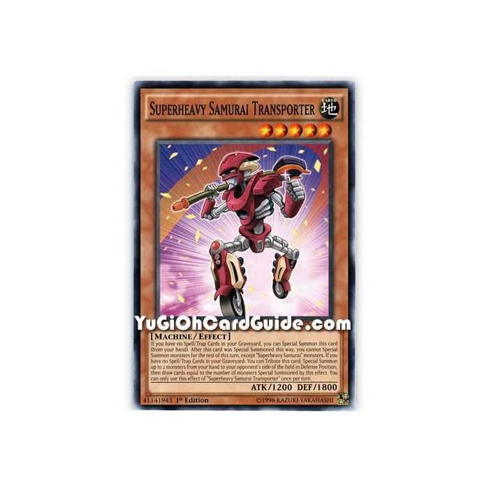 Superheavy Samurai Transporter (Common) – Dimension of Chaos | Carta YUGIOH en México