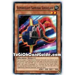 Superheavy Samurai Soulclaw (Common) – Dimension of Chaos | Carta YUGIOH en México