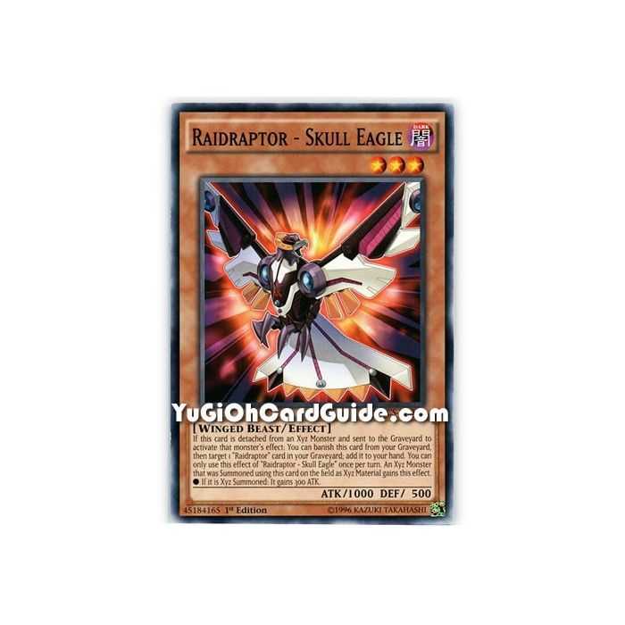 Raidraptor - Skull Eagle (Common) – Dimension of Chaos | Carta YUGIOH en México