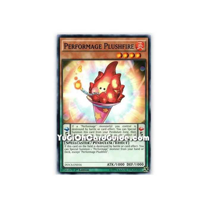 Performage Plushfire (Common) – Dimension of Chaos | Carta YUGIOH en México