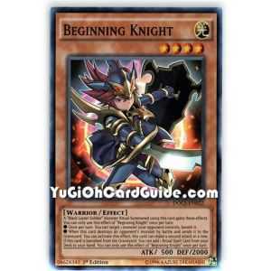 Beginning Knight (Super Rare) – Dimension of Chaos | Carta YUGIOH en México