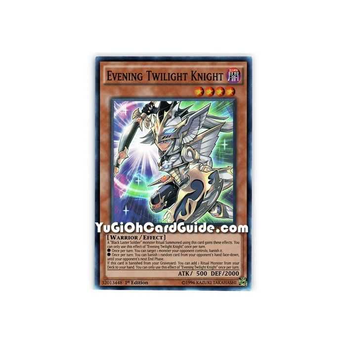 Evening Twilight Knight (Super Rare) – Dimension of Chaos | Carta YUGIOH en México