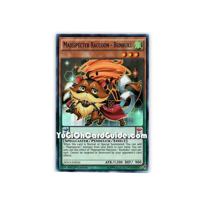 Majespecter Raccoon - Bunbuku (Ultra Rare) – Dimension of Chaos | Carta YUGIOH en México