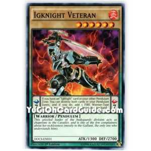 Igknight Veteran (Common) – Dimension of Chaos | Carta YUGIOH en México