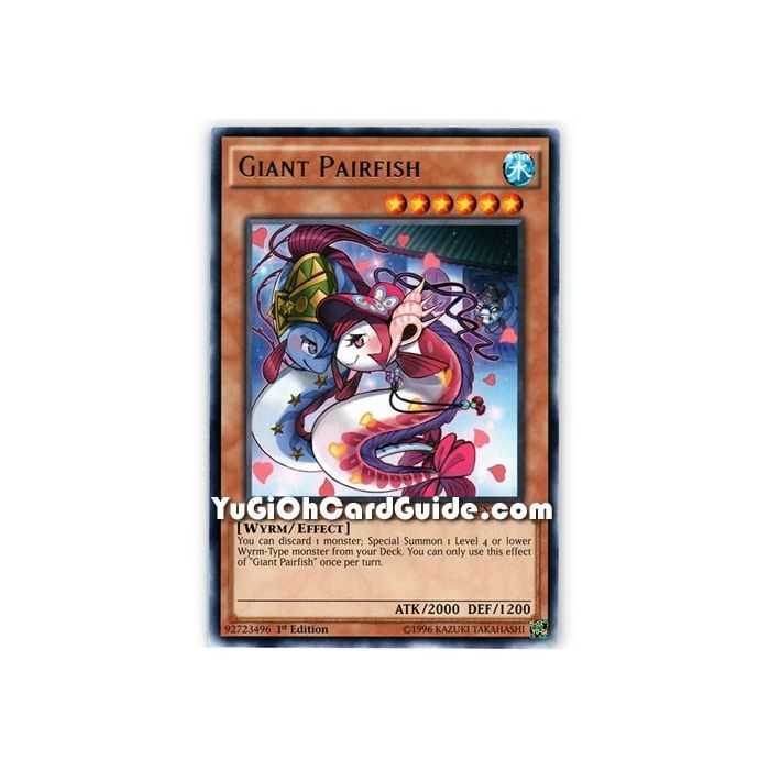 Giant Pairfish (Rare) – Dimension of Chaos | Carta YUGIOH en México