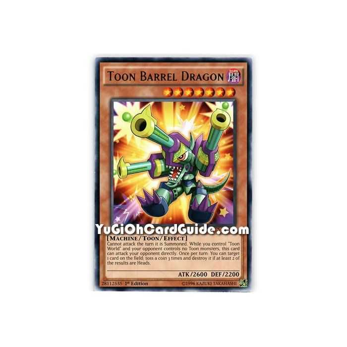 Toon Barrel Dragon (Rare) – Dimension of Chaos | Carta YUGIOH en México