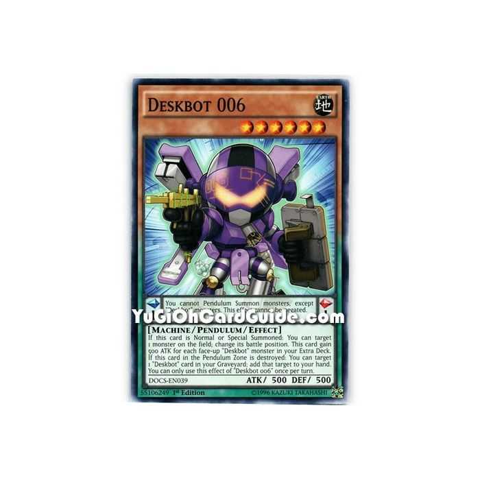 Deskbot 006 (Common) – Dimension of Chaos | Carta YUGIOH en México