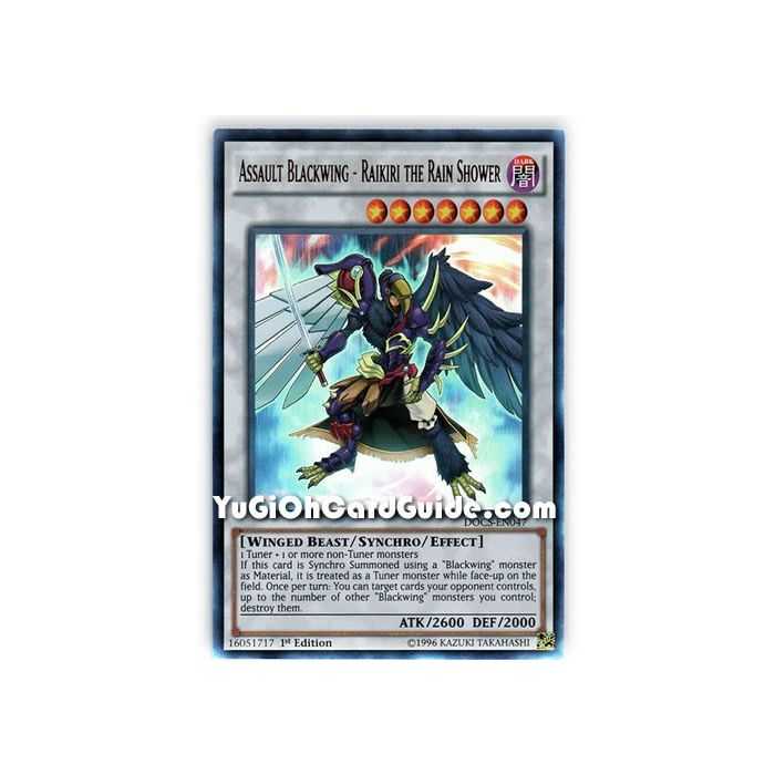 Assault Blackwing - Raikiri the Rain Shower (Ultra Rare) – Dimension of Chaos | Carta YUGIOH en México