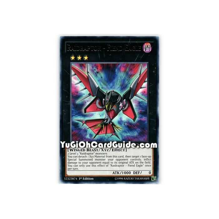 Raidraptor - Fiend Eagle (Rare) – Dimension of Chaos | Carta YUGIOH en México