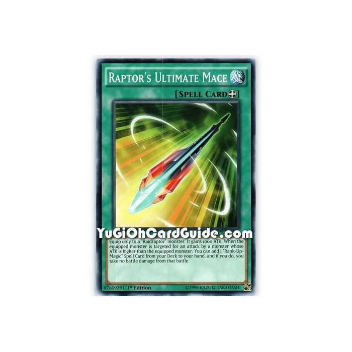 Raptor's Ultimate Mace (Common) – Dimension of Chaos | Carta YUGIOH en México