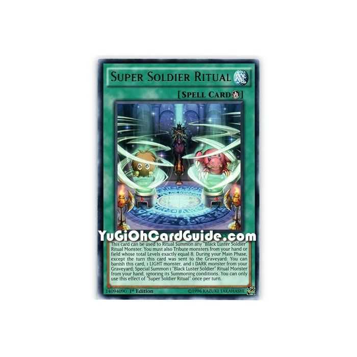 Super Soldier Ritual (Rare) – Dimension of Chaos | Carta YUGIOH en México