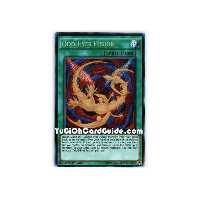 Odd-Eyes Fusion (Secret Rare) – Dimension of Chaos | Carta YUGIOH en México
