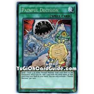 Painful Decision (Secret Rare) – Dimension of Chaos | Carta YUGIOH en México