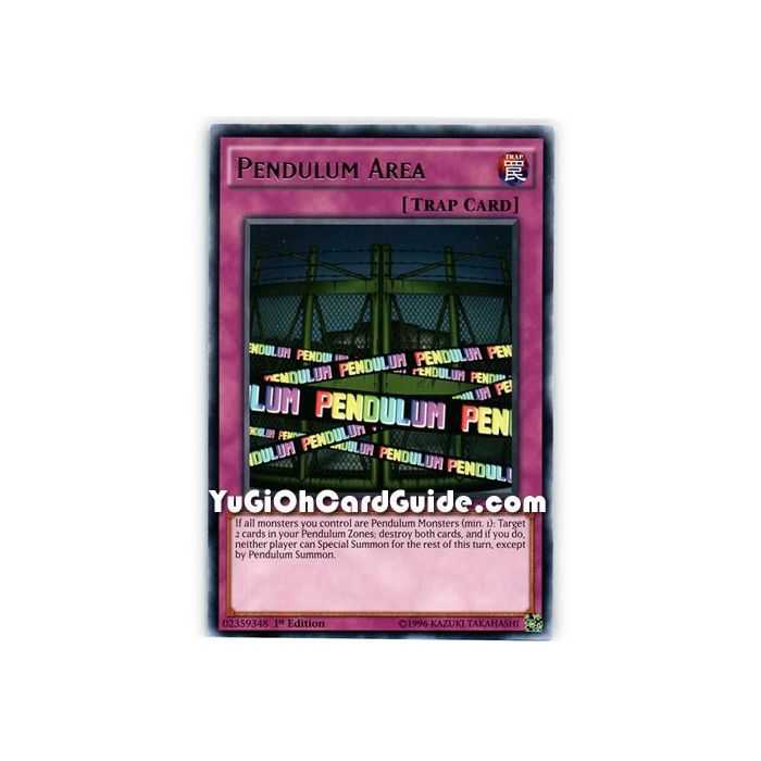 Pendulum Area (Rare) – Dimension of Chaos | Carta YUGIOH en México
