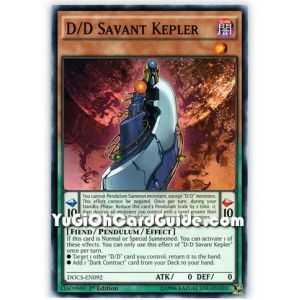 D/D Savant Kepler (Common) – Dimension of Chaos | Carta YUGIOH en México