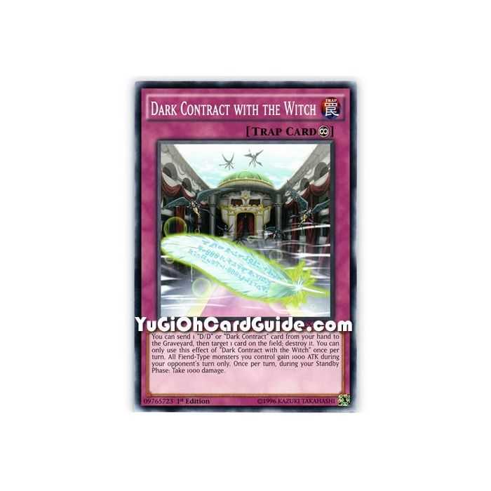 Dark Contract with the Witch (Common) – Dimension of Chaos | Carta YUGIOH en México