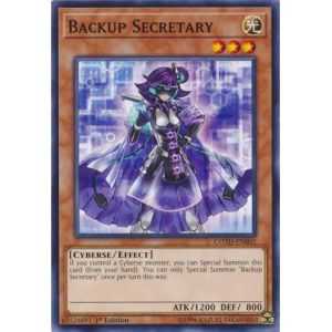 Backup Secretary (Common) – Code of the Duelist | Carta YUGIOH en México