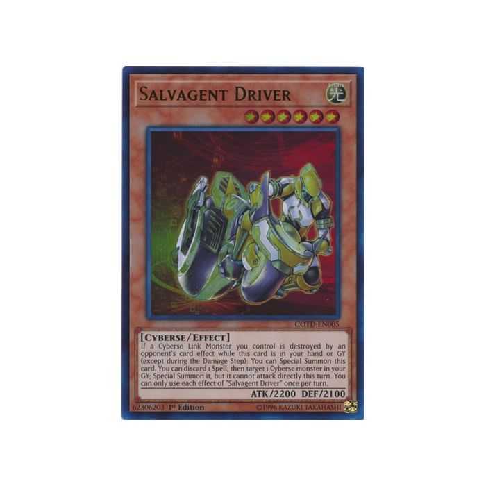 Salvagent Driver (Ultra Rare) – Code of the Duelist | Carta YUGIOH en México