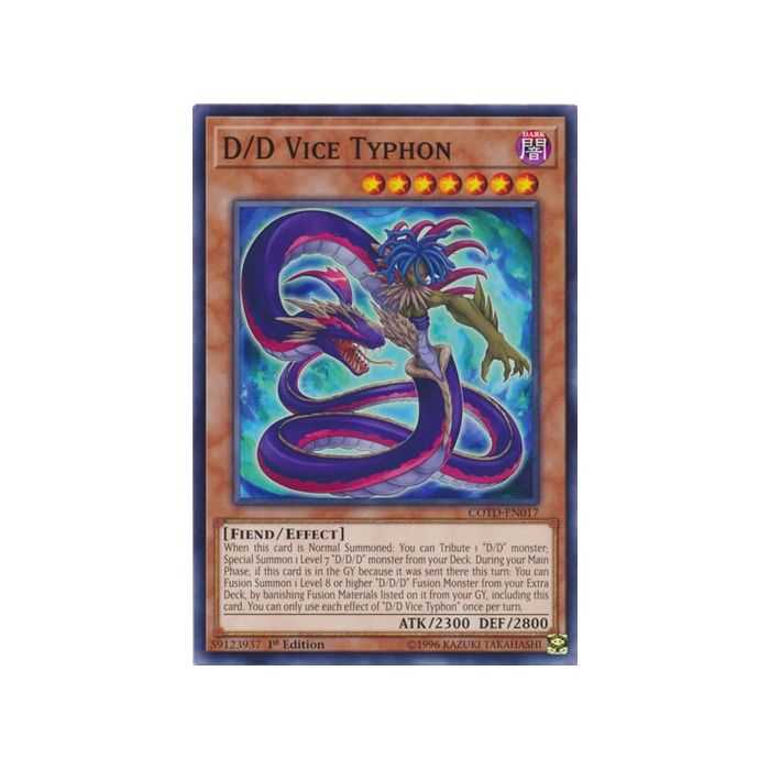 D/D Vice Typhon (Common) – Code of the Duelist | Carta YUGIOH en México