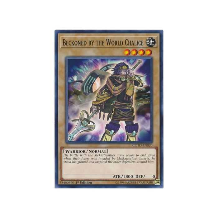 Beckoned by the World Chalice (Common) – Code of the Duelist | Carta YUGIOH en México