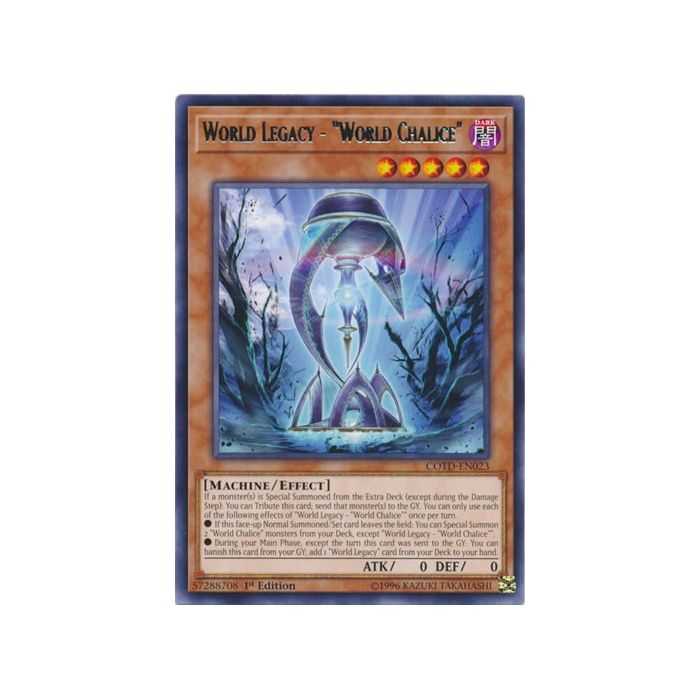 World Legacy - "World Chalice" (Rare) – Code of the Duelist | Carta YUGIOH en México