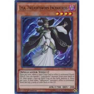 Lyla, Twilightsworn Enachantress (Super Rare) – Code of the Duelist | Carta YUGIOH en México