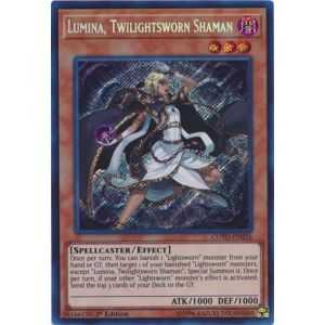 Lumina, Twilightsworn Shaman (Secret Rare) – Code of the Duelist | Carta YUGIOH en México