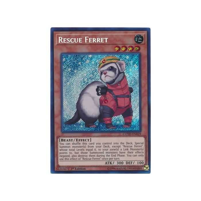 Rescue Ferret (Secret Rare) – Code of the Duelist | Carta YUGIOH en México